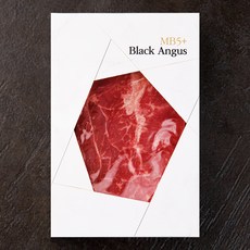 블랙 앵거스 부채살 스테이크용 (냉장), 200g, 1개