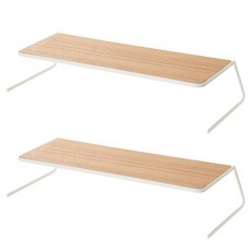 Mikael Ground 迷你床上桌 中型 2入, 白色