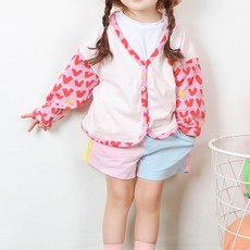 BABYBLEE 兒童愛心Leo棉質針織外套