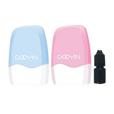 個人信息保護印章隨機送2p+充電墨水套組, 黑色, 1套