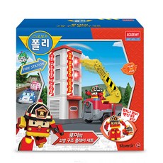 ROBOCAR POLI 波力 Roy消防車救援玩具組, 混色, 1組