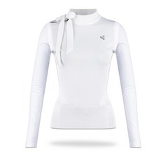 KIM YOUNG JOO SPORTS 女式 Lux 高爾夫針織背心分層長袖襯衫 LB2M611W