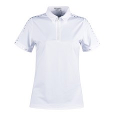 김영주스포츠 여성용 럭스골프 반집업 카라 골프셔츠 LB2M610W