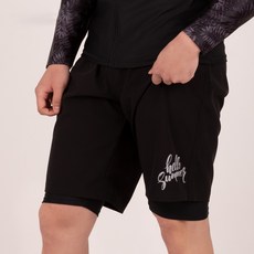 KOOGI ADVENTURE 男款字母印花5分沙灘褲 LM-M0108