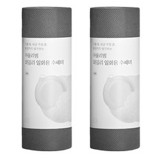 Owliving 每日拋棄式菜瓜布 60入, 2個