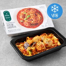어리틀빗 미트볼 라따뚜이 두부면 파스타 (냉동), 270g, 2개입