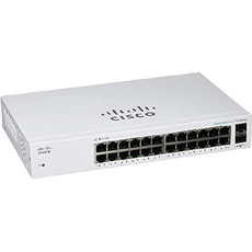 CISCO 思科 CBS110 24埠 Gigabit 乙太網路 2 SFP 交換式集線器, CBS110-24T, 1個