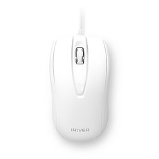 IRIVER 光學有線滑鼠, 白色, EQwear-T1