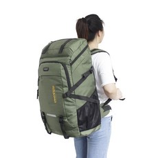 여행 혼캠 트래핑 캠핑여행가방 XL, 10 아미 그린 라지, 1개