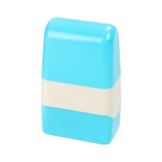 Titan Courier Invoice 個人信息 郵票滾筒橡皮擦 藍色, 單一顏色, 1個