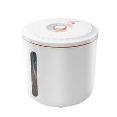 給我們孩子的真空飼料儲存箱，Jinmi-hyang, 白色的, 8L