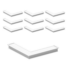 SIGMA LED Line System 嵌入式吸頂燈 L型 15W 200mm 10入, 白色(吸頂燈), 白光(色溫)