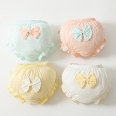 BEBENIZ 女孩童荷葉邊內褲4件組