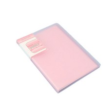 Clois A5透明文件夾 20p, 粉紅色, 1個