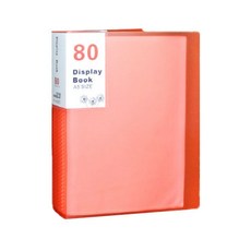 Display A5 透明文件夾 80p, 紅色, 1個