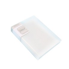 Kobest A5透明文件夾 60頁, 白色, 1個