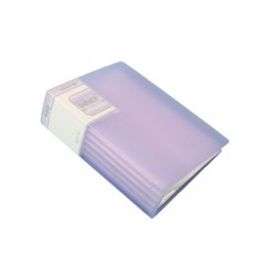 Clois A5 透明文件夾 100p, 1個, 紫色