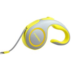 寵物拼色反光自動牽引繩, 黃色