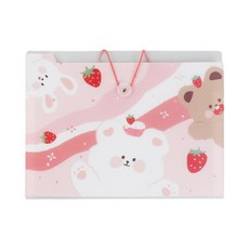 可愛風格手風琴文件 5 個空格 A4, 3, 1個