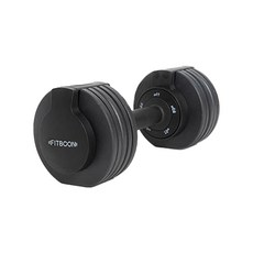 FITBOON 迷你重量控製表盤啞鈴啞鈴黑色 11 公斤, 1個
