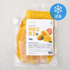프레슬리쿡 맛있고 망고청 (냉동), 1kg, 1개