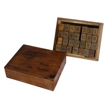 Amazing Choice 手帳裝飾 復古郵票印章 28件組 棕色 3.8 x 0.9 x 1.2 cm, 1套, 單一顏色