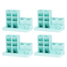 생각나래 생각정리 콤비네이션 플라스틱 펜 홀더, 그린, 4개