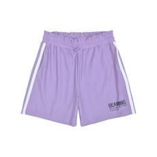 applepink 女童三分半長荷葉邊腰頭運動褲 R365