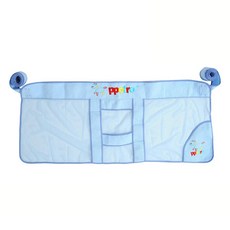 7分網紗揹巾 一字型, 藍色