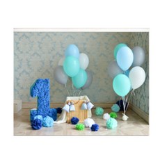 이자벨홈 3D 현수막 가랜드 혼합 야외촬영 파티배경, 스튜디오 12, 1세트