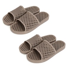 MOONIL CHEMICAL 浴室拖鞋, 米色, 2組