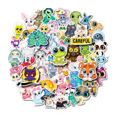 어리마켓 노트북 꾸미기 감성 팬시 스티커 세트, 타입 7, 1세트