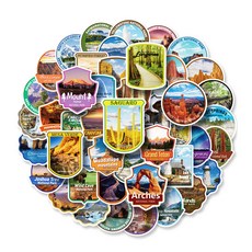 어리마켓 노트북 꾸미기 감성 팬시 스티커 세트 타입 18, 혼합색상, 1세트