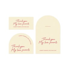 Love Parents 貼紙 3款 x 30入組, 1套, 混合色