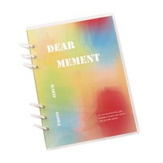 스탠다드리빙 오로라 접착식 아크릴 포토앨범, 레드, 20매