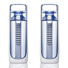 I water 經典鹼性礦物氫過濾水瓶便攜藍色 600ml x 2p 套組