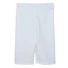 시크블랙 여성용 소렘므 베이직 5부 밴딩 바이커 팬츠 PT9777K24