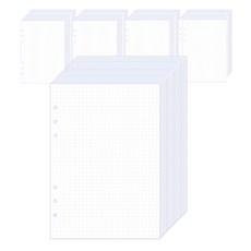 wannathis 6孔基本補充內頁 方格 5mm, 5個, 20張