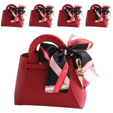 The GG 皮革包包造型包裝盒, 5個, 紅色