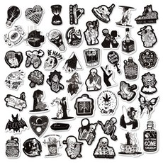 어리마켓 감성 팬시 고딕 몽환 스티커 세트, 타입 C, 1세트