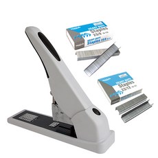 WHASHIN 訂書機 17140 + 訂書釘 H13 8mm + H13 12mm, 1套, 混合顏色