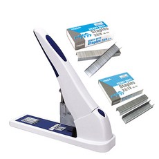WHASHIN 訂書機 350s + 訂書釘 H13 8mm + H13 12mm, 1套, 混合顏色