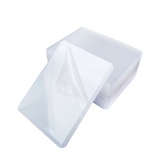 Healingcare 硬卡套 小卡夾 卡膜 05 35pt 保護膜版, 白色, 50張
