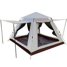 彈出式秒開露營帳, 混合顏色, 4人
