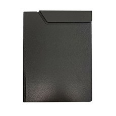 摺疊型磁性板夾, 黑色, 1個