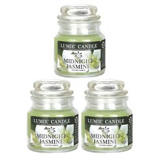 LUMIE CANDLE 小型罐蠟燭, 午夜茉莉, 70g, 3個