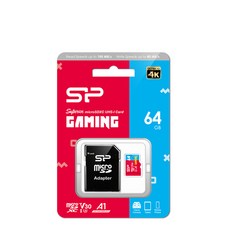 Silicon Power 廣穎電通 MicroSD Superior Gaming C10 A1 V30 記憶卡, 64GB