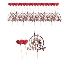 SunnyTopper Palace 壓克力禮帽 + Heart Pick 2 件套, 10套