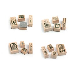 mazing choice 復古印章組 4款, 1套