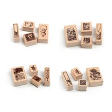 mazing choice 復古印章組 4款, 1套